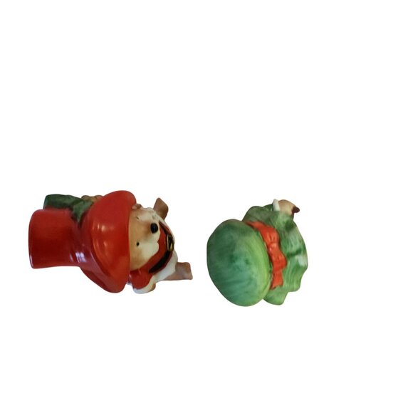 Vintage Homco Christmas bear figurines 1980's - Picture 6 of 8